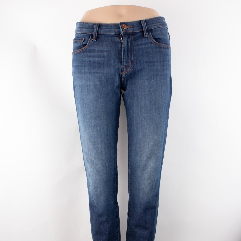J Brand Jeans Skinny Leg Storm 27 (28 X 28) Women's Denim Jeans Medium Wash USA